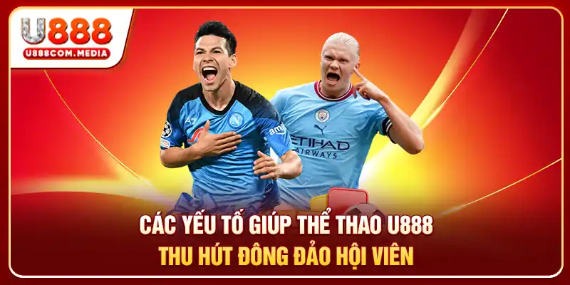 Các yếu tố giúp thể thao U888 thu hút đông đảo hội viên