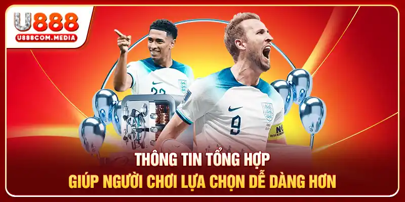 Thông tin tổng hợp giúp người chơi lựa chọn dễ dàng hơn